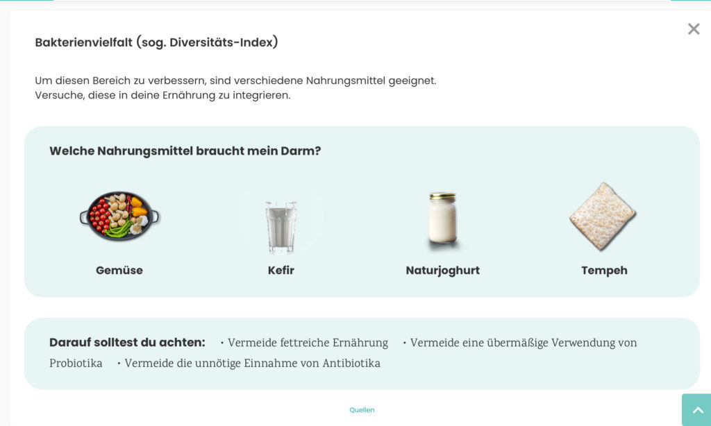 Ernährungsempfehlungen